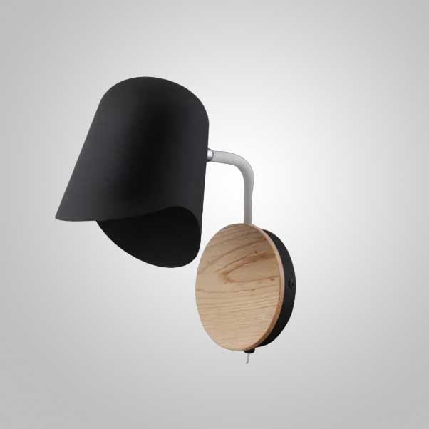 Настенный светильник  NOTCH WALL Black by ImperiumLoft