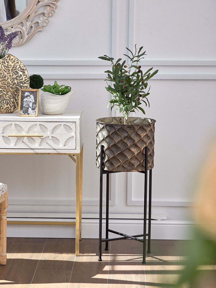 Кашпо напольное Конго на подставке Glasar 57-462/1