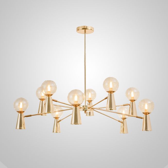 Потолочная люстра ABELINA L20 Black Grey by ImperiumLoft