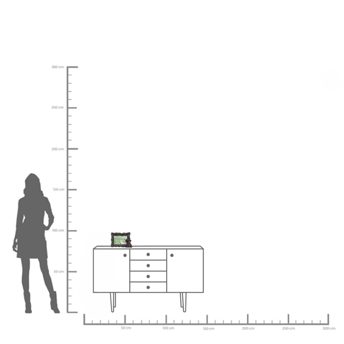 Фоторамка Safari Elephant 15x10cm KARE 58367