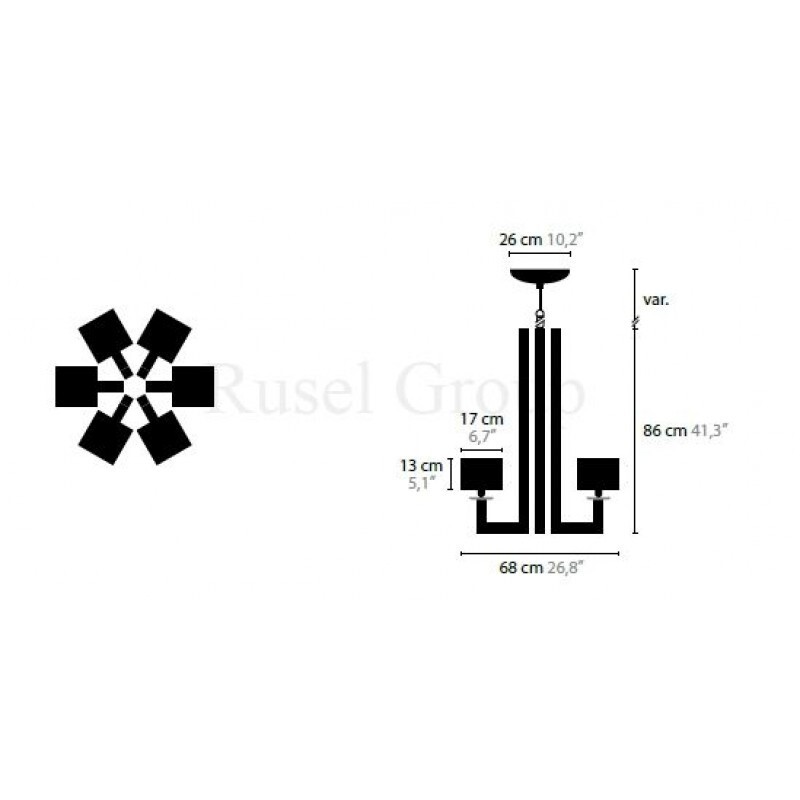 Люстра ILFARI SWINGING BALLET H6