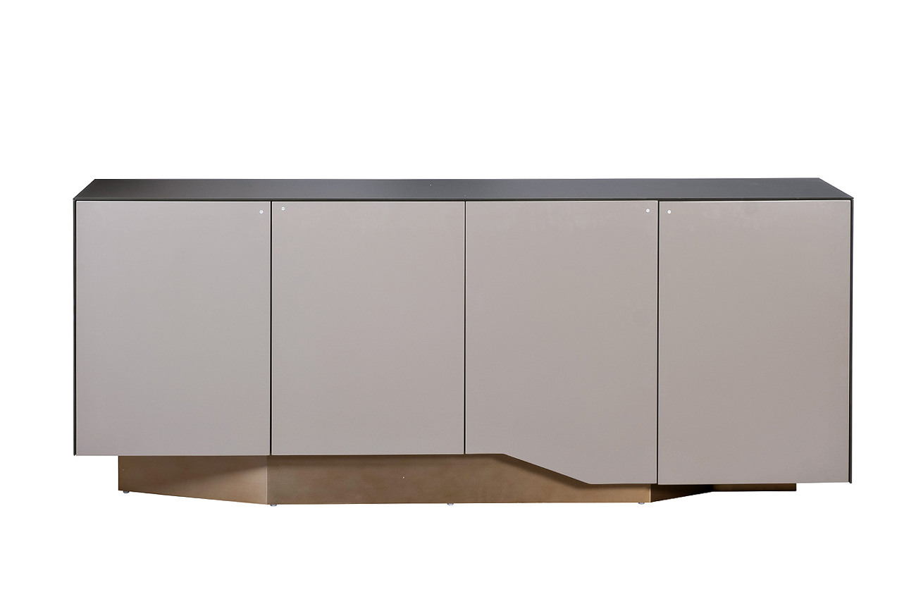 Комод со стеклянной столешницей Garda Decor 58DB-19012