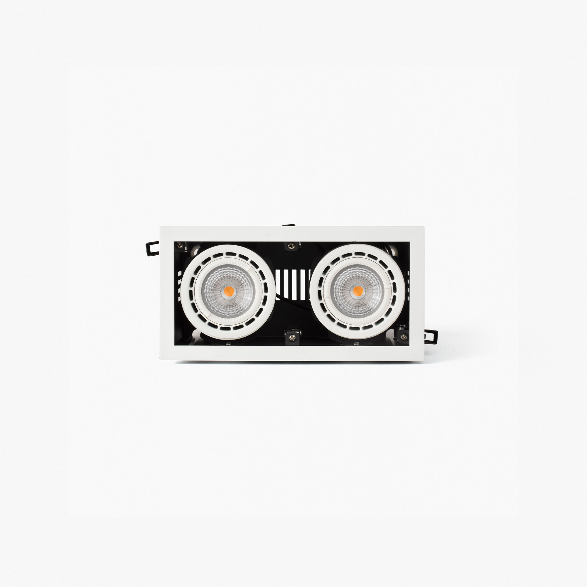 Встраиваемый светильник Nano Colin-2 с рамкой белый LED 14-26W 2700K 2 Faro