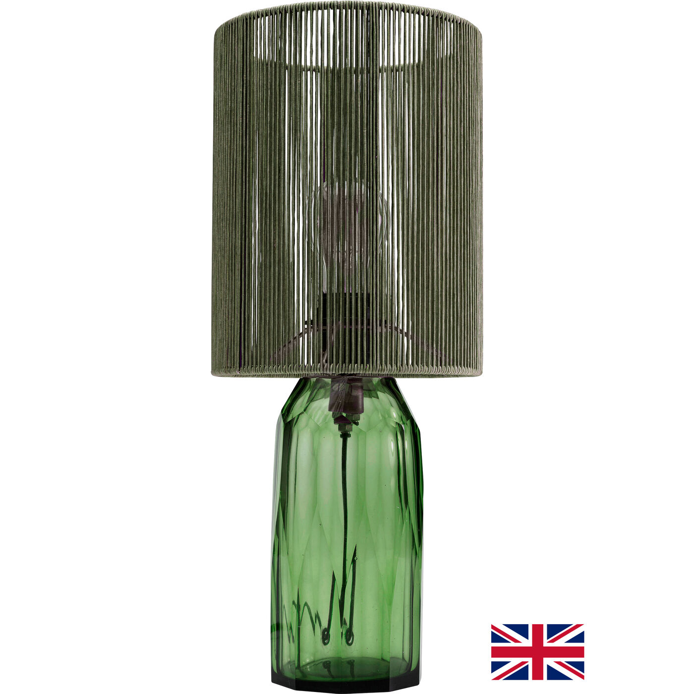 Светильник настольный Vecchio Green 42cm UK KARE 46477