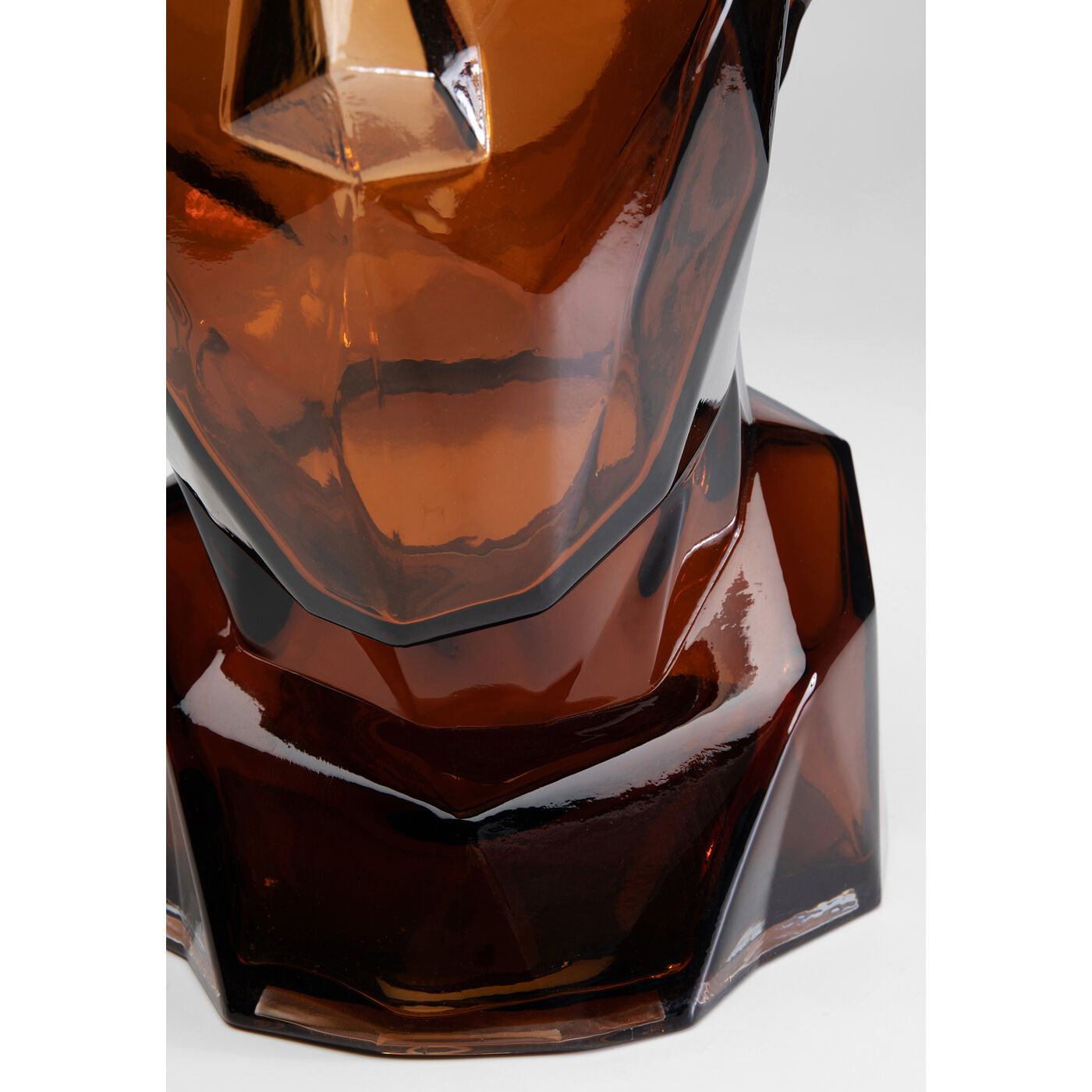 Ваза Prisma Face Brown 30 см KARE 56189