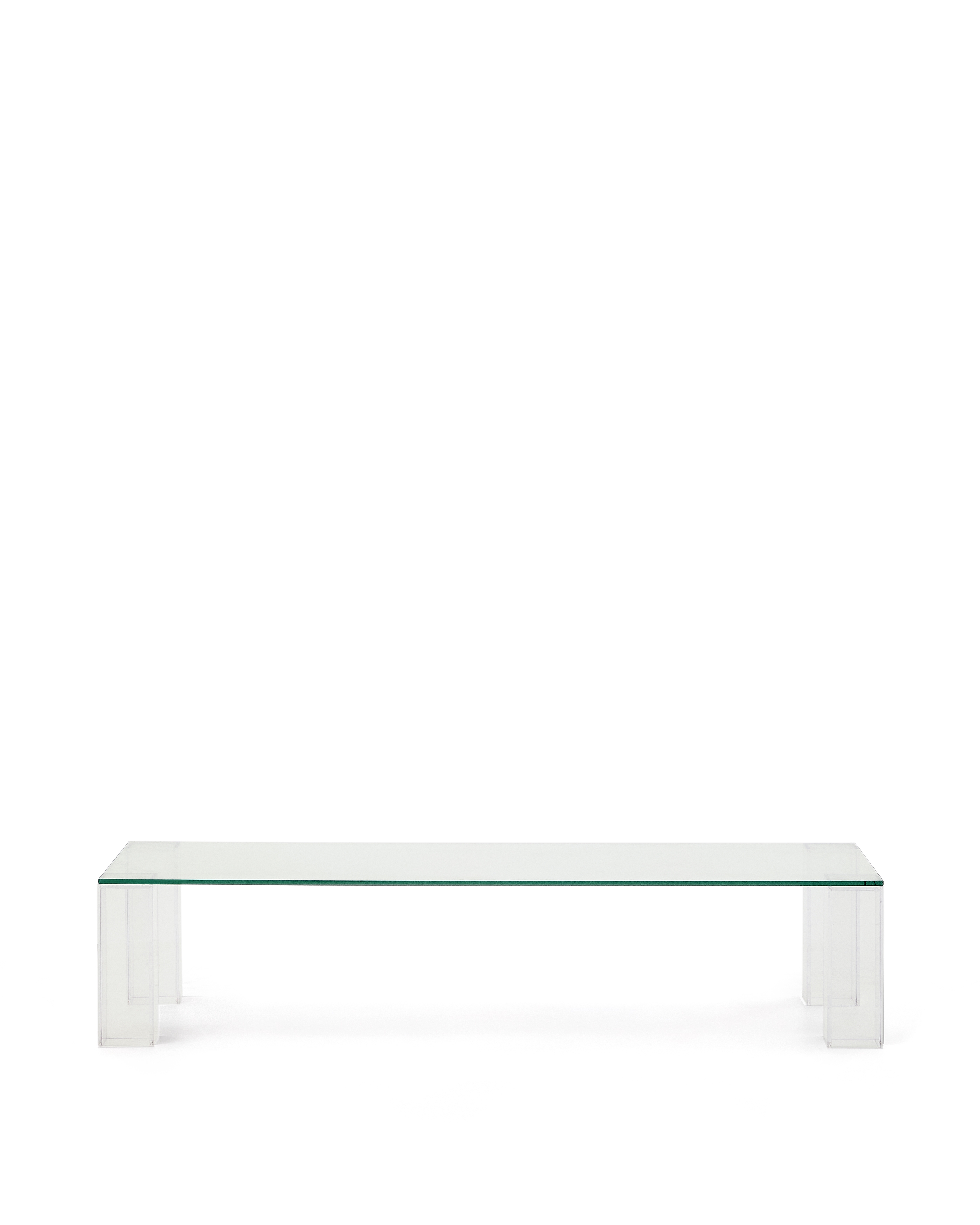 Журнальный столик Adularia из стекла прозрачного цвета 140 x 60 La Forma (ex Julia Grup)