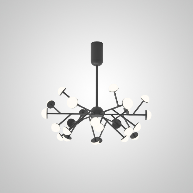 Потолочная люстра HILVI D120 Pink by ImperiumLoft