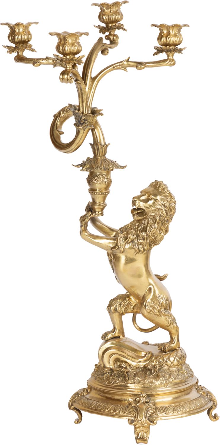 Канделябр Лев Glasar 31G2289/BZ12623HB