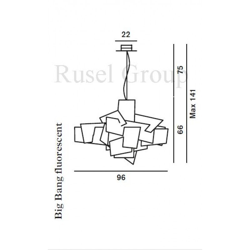 Подвесной светильник Foscarini Big Bang fluorescent GX24q-3 sospensione
