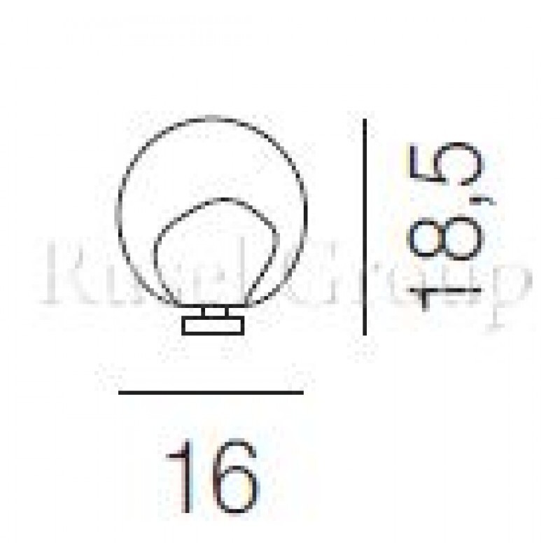 Настольная лампа Vistosi POC LT 16