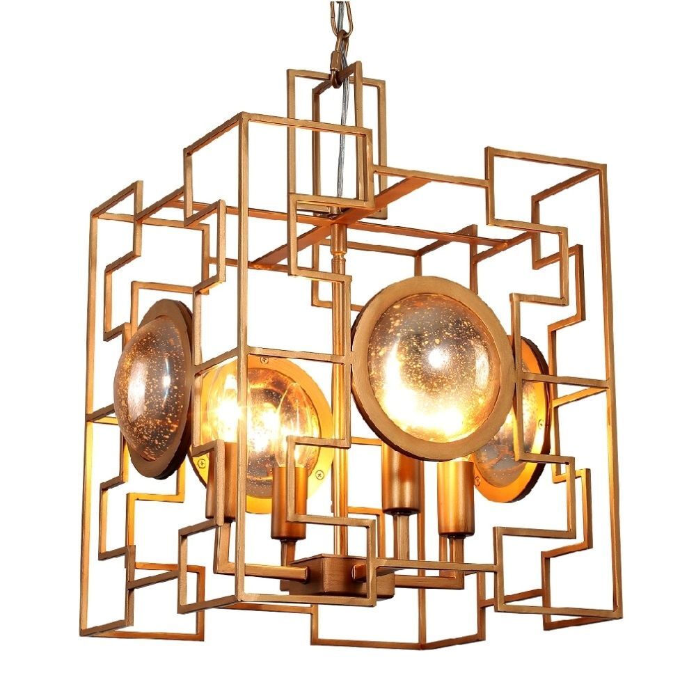 Люстра Crystal Lux Cuento SP4 gold