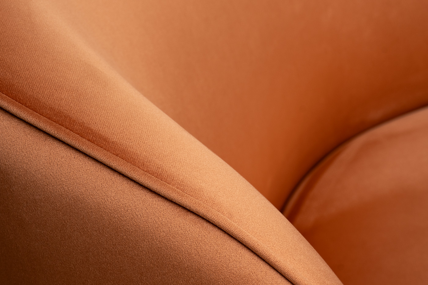 Кресло Capri Basic велюровое терракотовое Garda Decor CAPRI BASIC-Colt006-TER