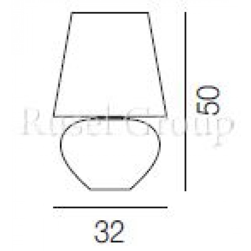 Настольная лампа Vistosi NAXOS LT 50