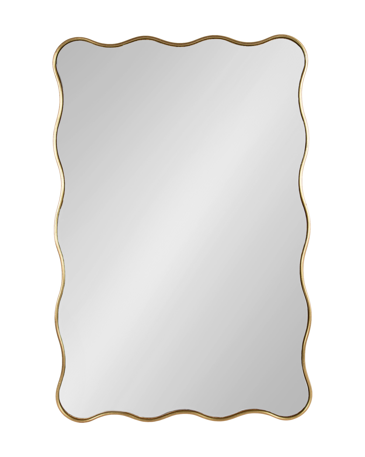 Зеркало в золотой раме Стаггер Louvre Home DWM030425GSTV gold