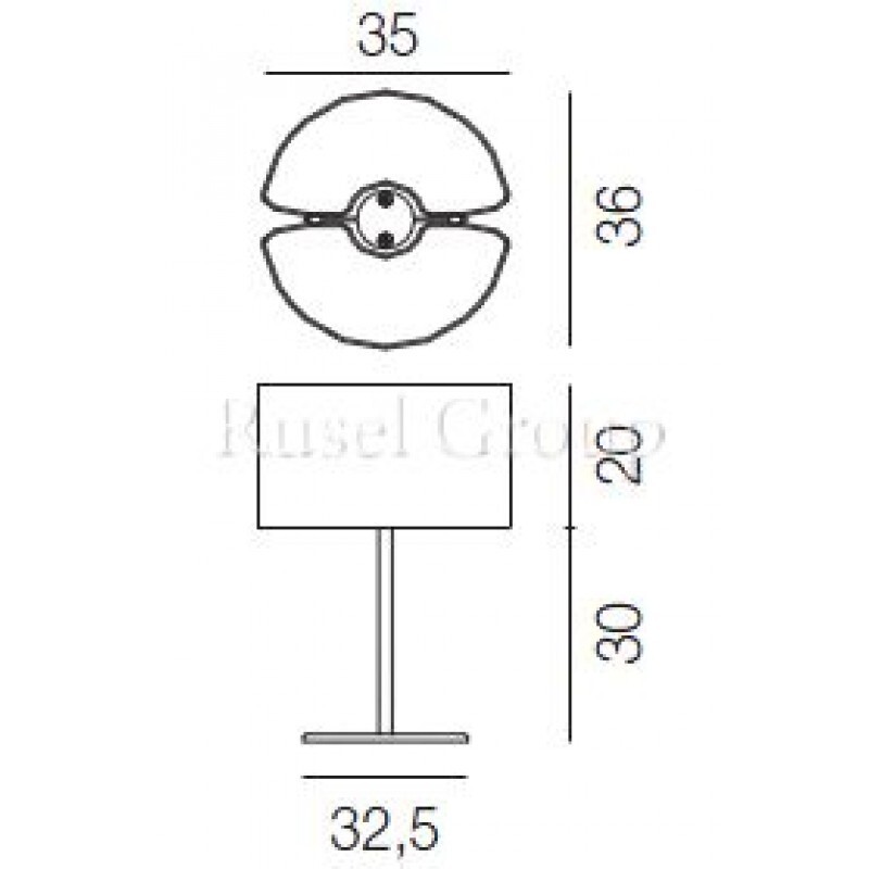 Настольная лампа Vistosi CHIMERA LT