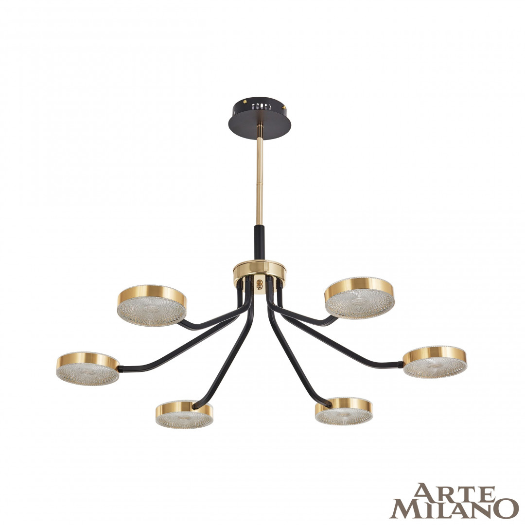 Люстра светодиодная 276079/6 BK/GD Arte Milano