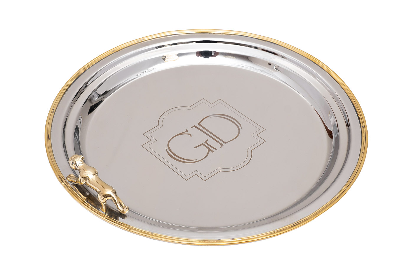 Поднос круглый Леопард Garda Decor 95IM-16520