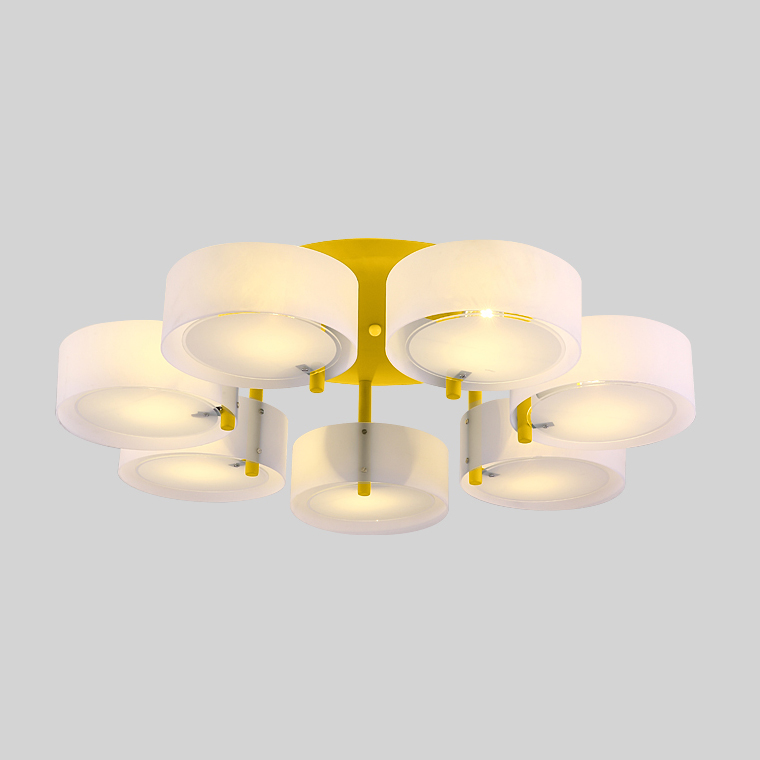 Потолочная люстра HEDDA D86 Yellow by ImperiumLoft