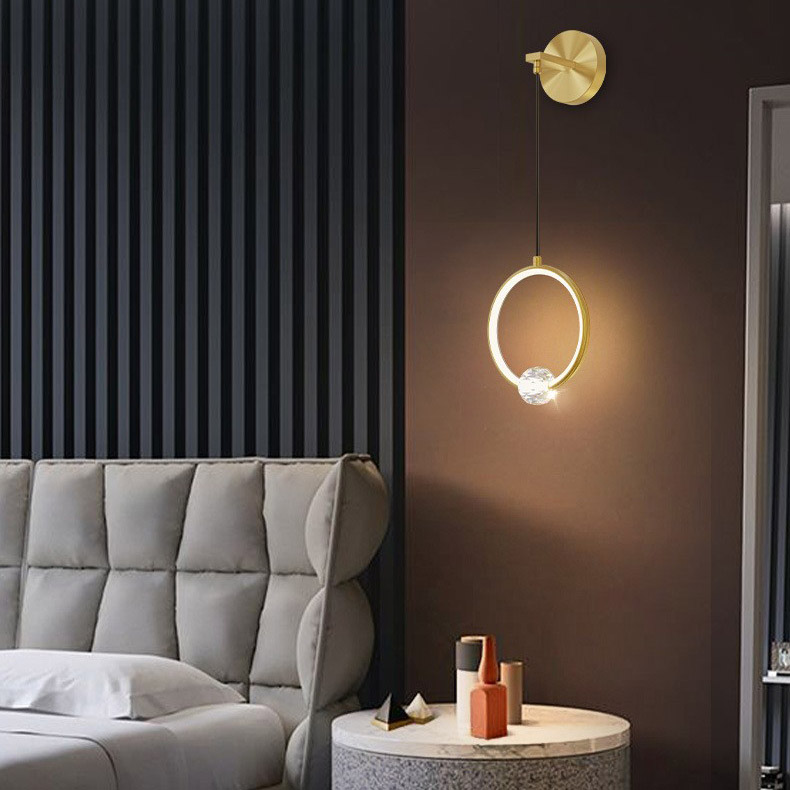 Настенный светильник LUANA WALL Black by ImperiumLoft