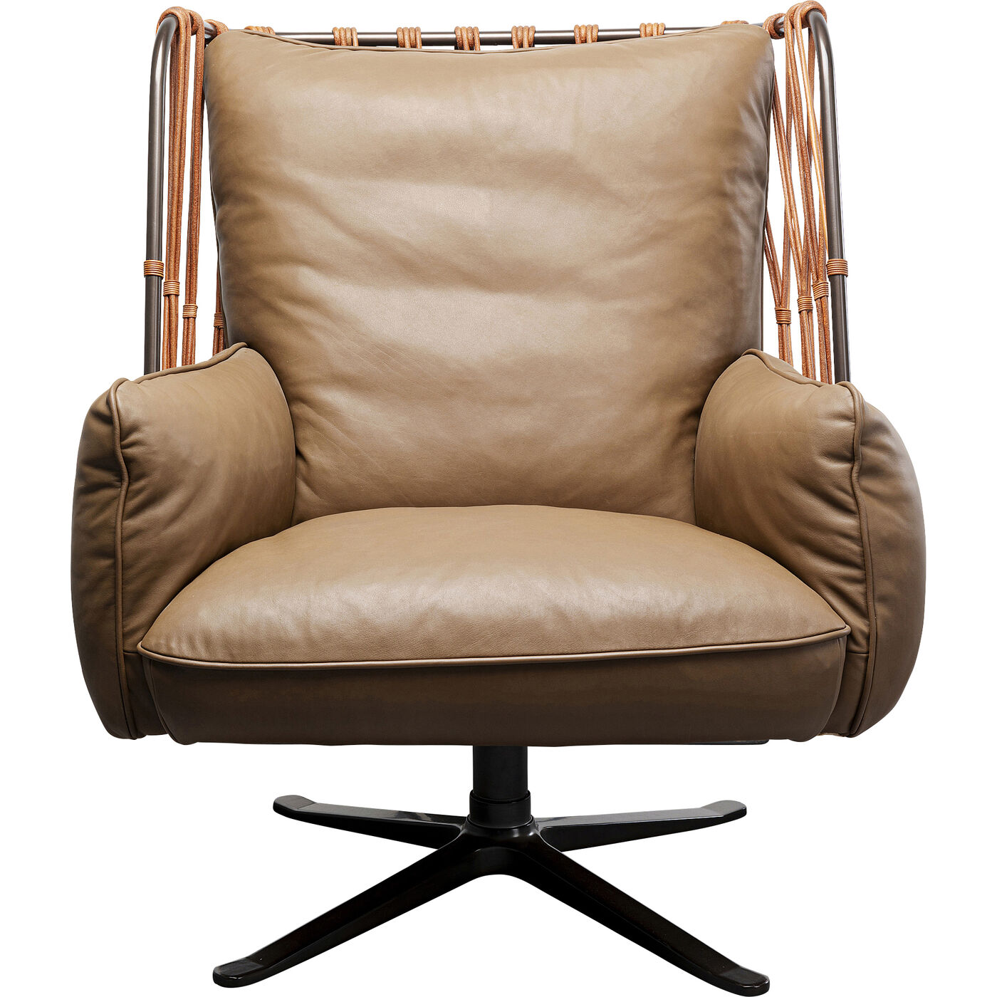 Кресло вращающееся Paradiso Brown KARE 87689