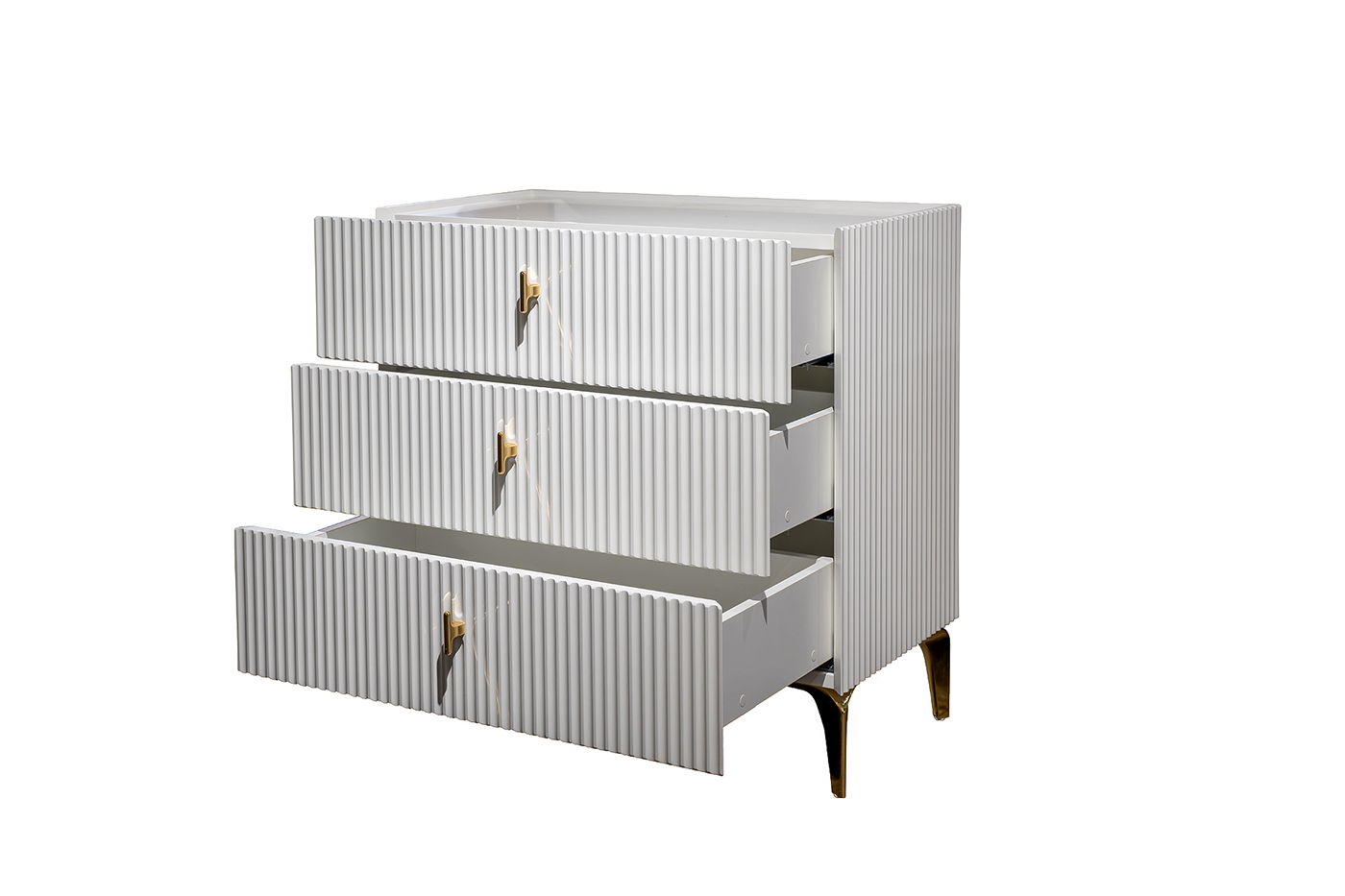 Комод белый Garda Decor GD-000010