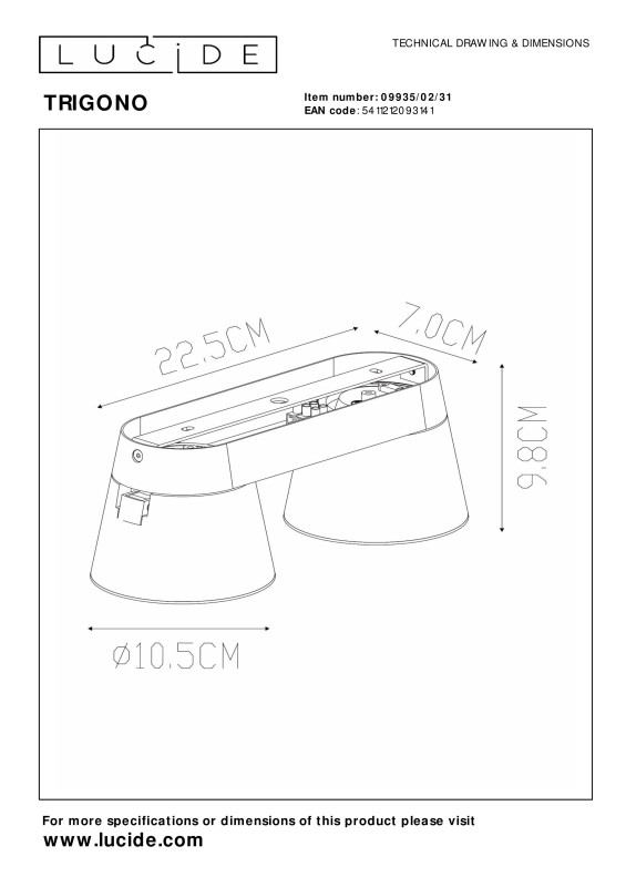 Спот LUCIDE 09935/02/31