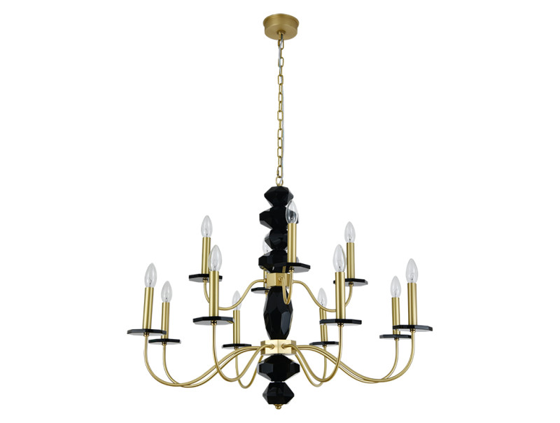 Подвесная люстра Newport 3878+4/С brass