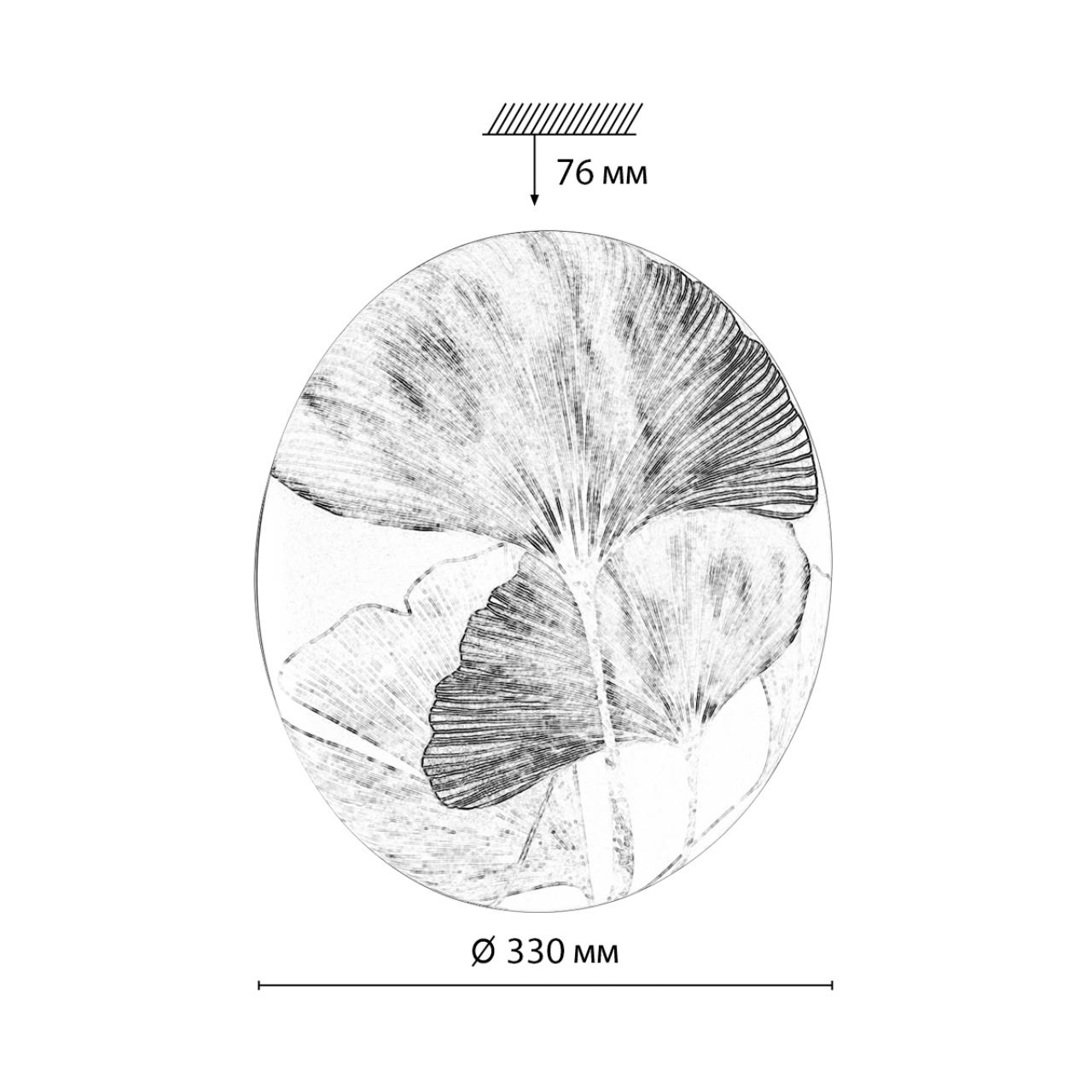 Настенно-потолочный светильник Sonex 7747/CL