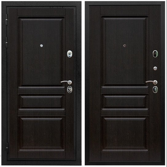 Дверь входная Graf Премиум-Н МДФ 16 мм ФЛ-243 Венге / МДФ 16 мм ФЛ-243 Венге