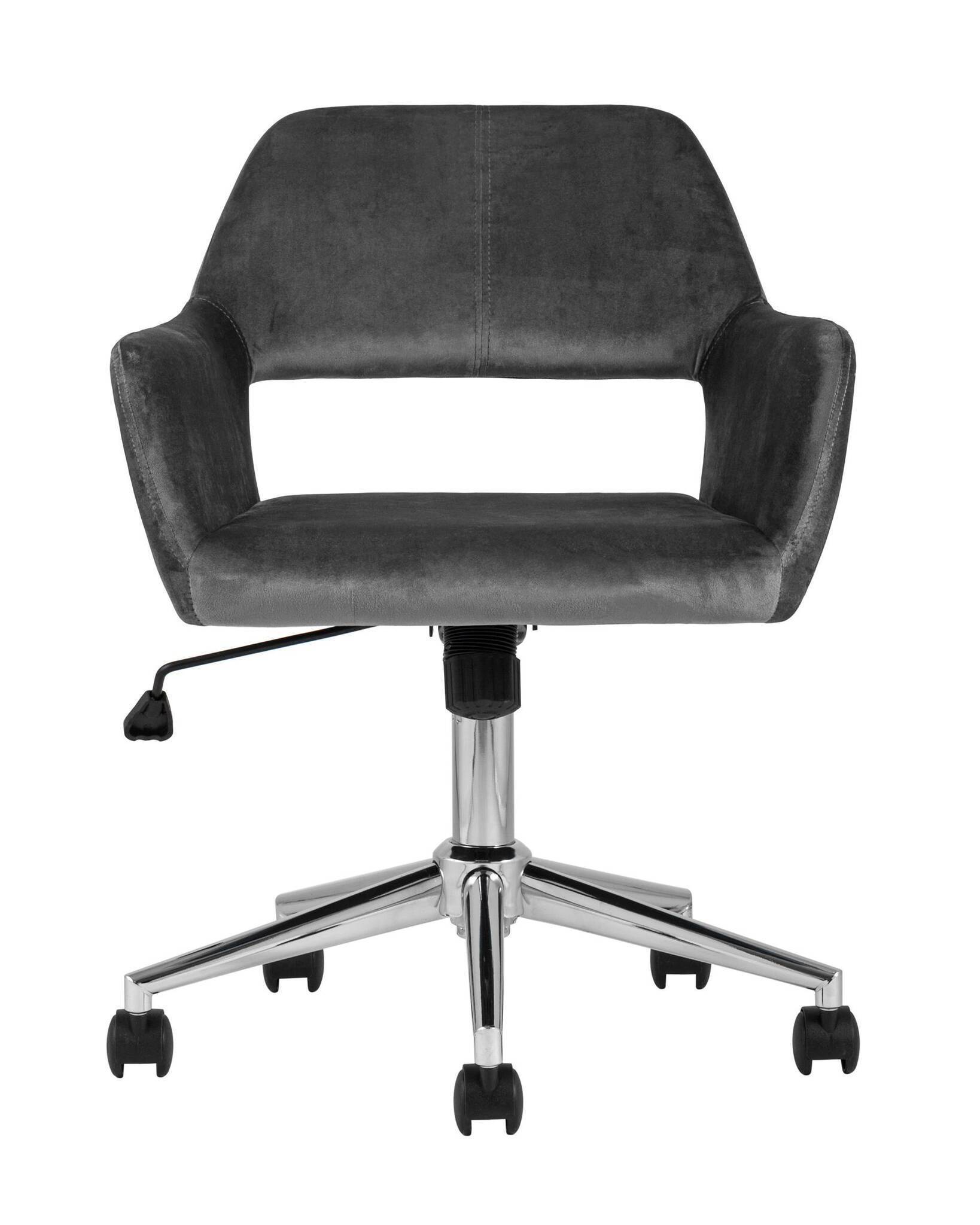 Кресло офисное Ross велюр серый Stool Group