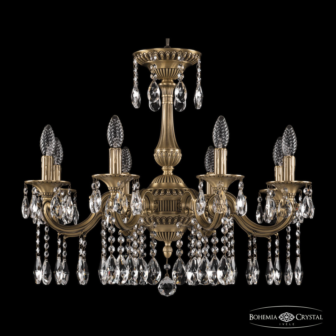 Люстра бронзовая с хрусталём 73101/8/210 A FP