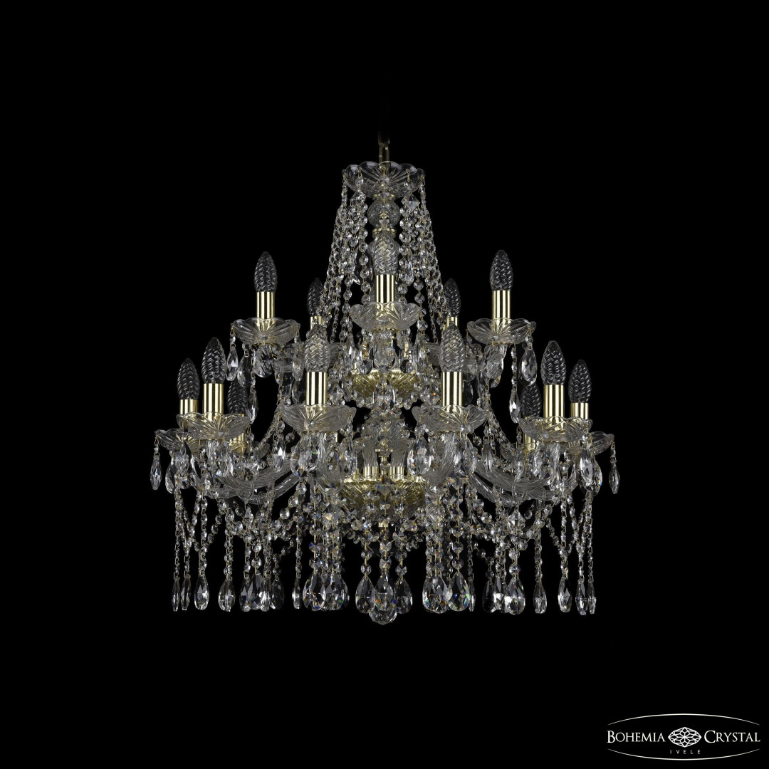 Люстра хрустальная 1413/10+5/220/2d G