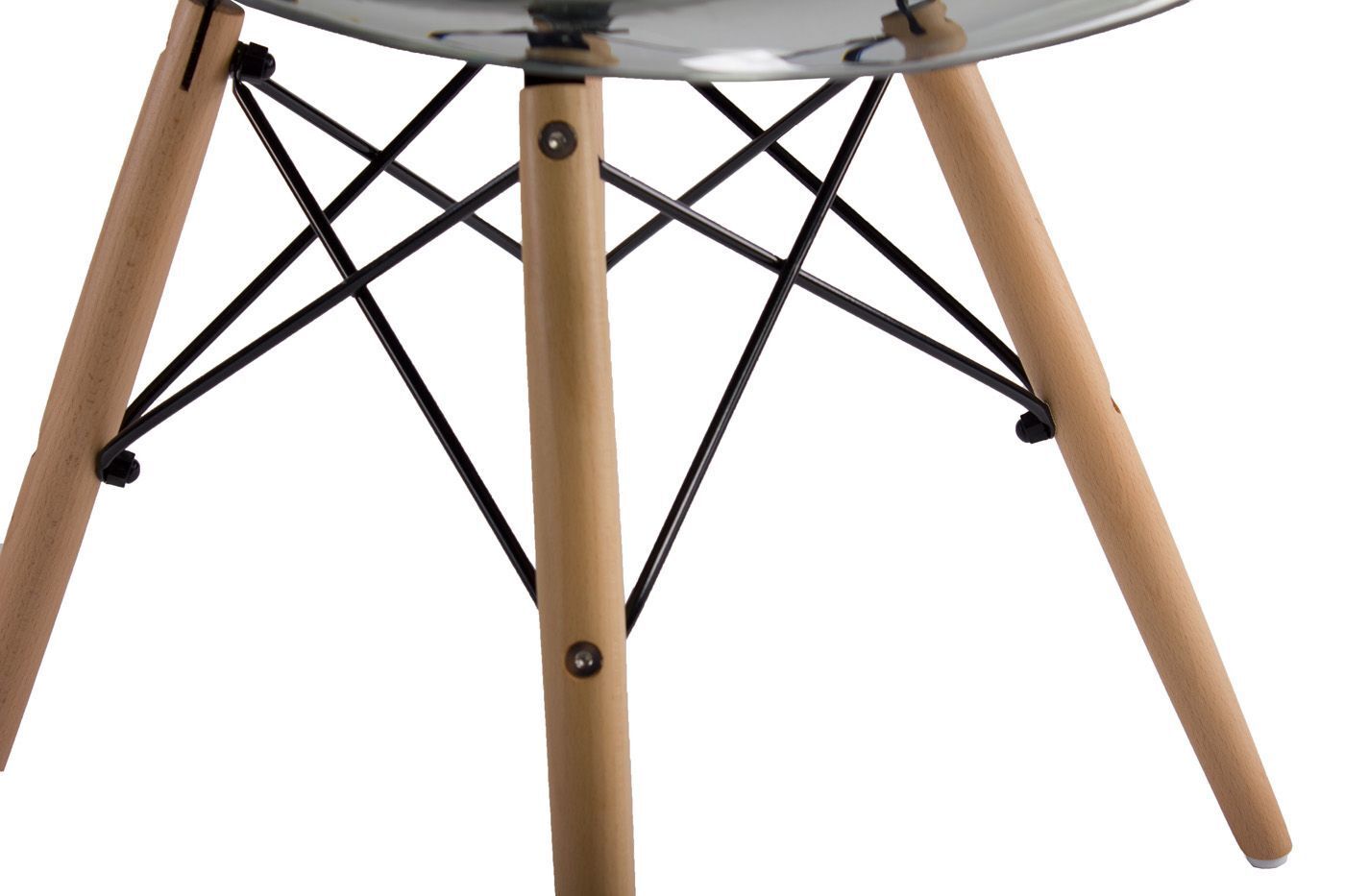 Стул Eames прозрачный серый Bradex Home FR 0045