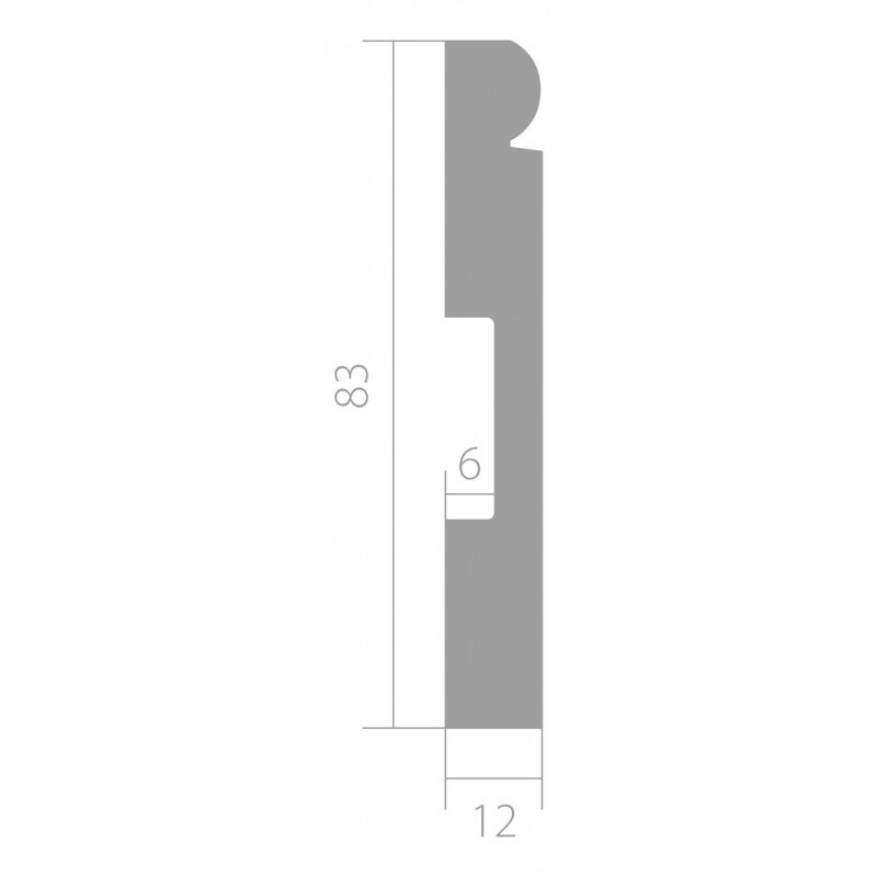 Плинтус Ultrawood арт. Base 5051 (2440 x 83 x 12 мм.)