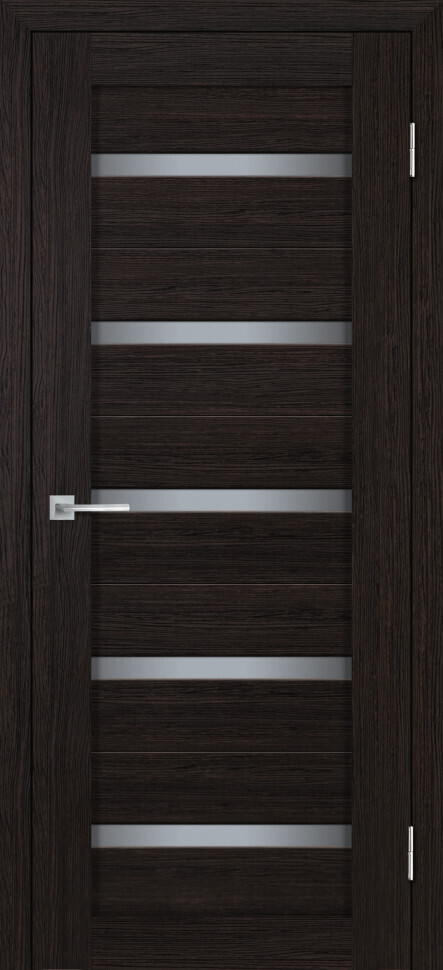 Межкомнатная дверь Graf Деко-22 (3D) белый сатинат Венге (2000 х 800)