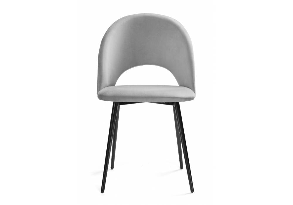 Стул Woodville Ирре confetti silver серый / черный 464204