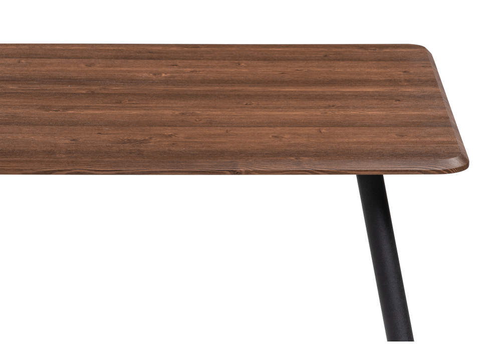 Стол деревянный Woodville Кангас 120х80х77 орех кантри / черный 533164