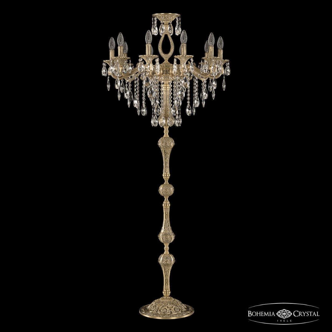 Торшер бронзовый с хрусталём 72302T/10/210 B FP