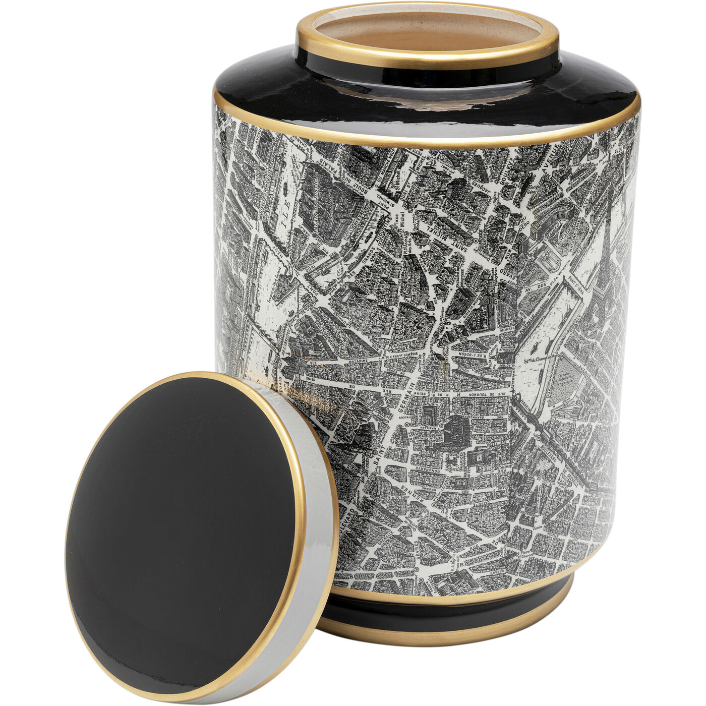 Банка декоративная Streets Of Paris Ø22 см KARE 56185