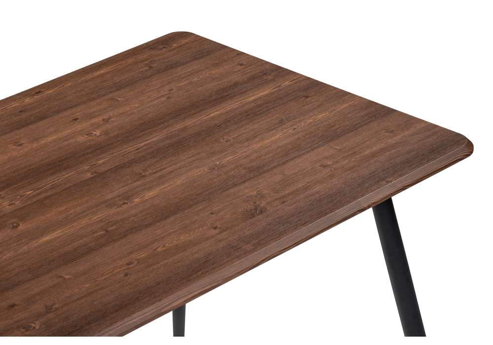 Стол деревянный Woodville Кангас 120х80х77 орех кантри / черный 533164