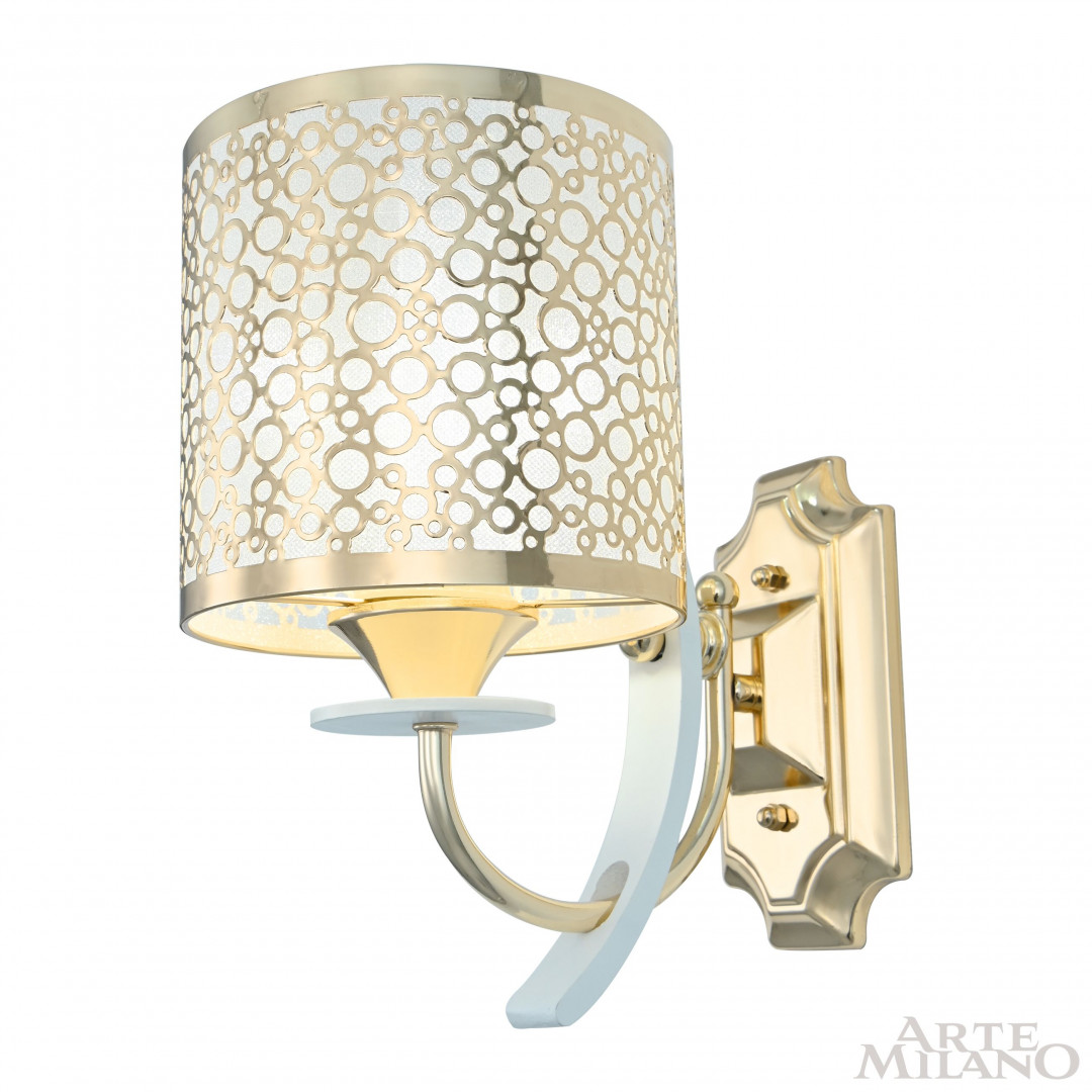 Бра с плафоном 306067/1W Wh/Gd Arte Milano