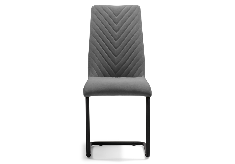 Стул Woodville Лулла серый / черный 504189