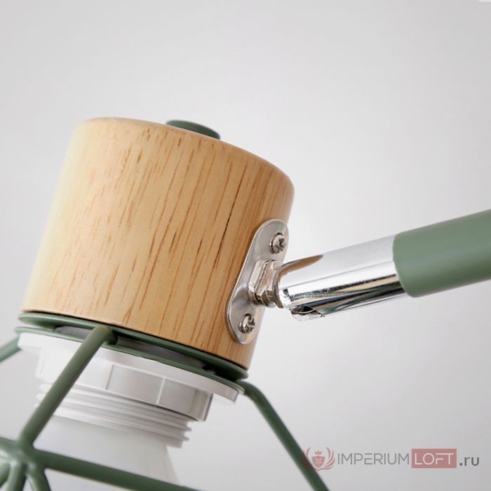 Потолочная люстра CORF B3 Green 3 lamps by ImperiumLoft