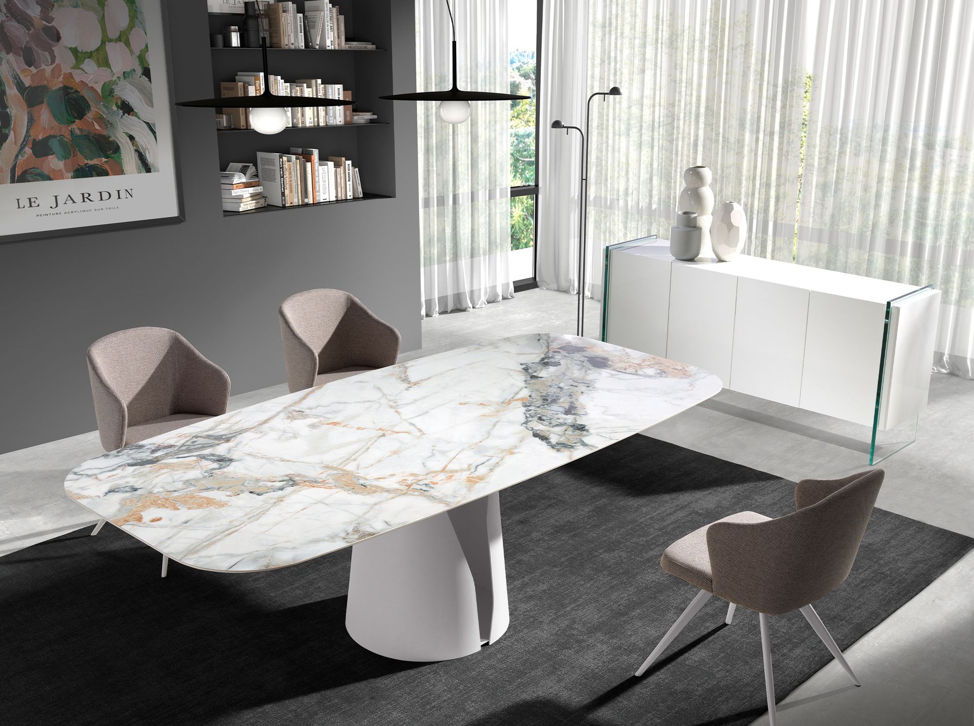 Сервант Calidez MI1319A-BLANCO /3058 белый Angel Cerda