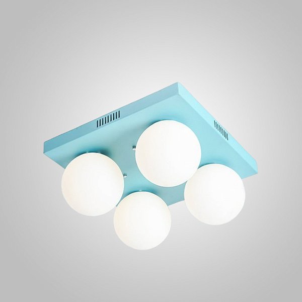 Подвесная люстра BOARD ORB L4 Blue by ImperiumLoft