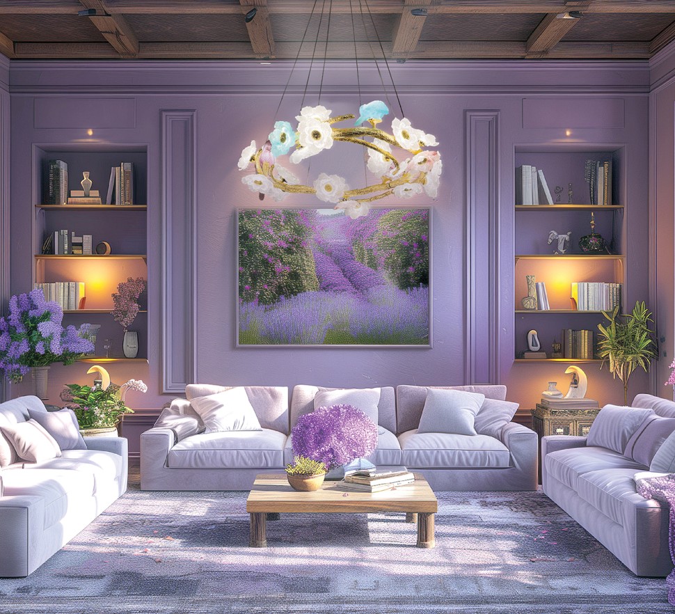 Люстра подвесная Fluorite FL1099-24P