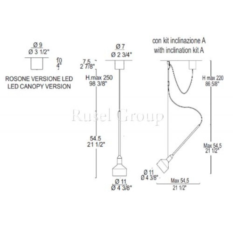 Подвесной светильник Leucos BEAMER S11
