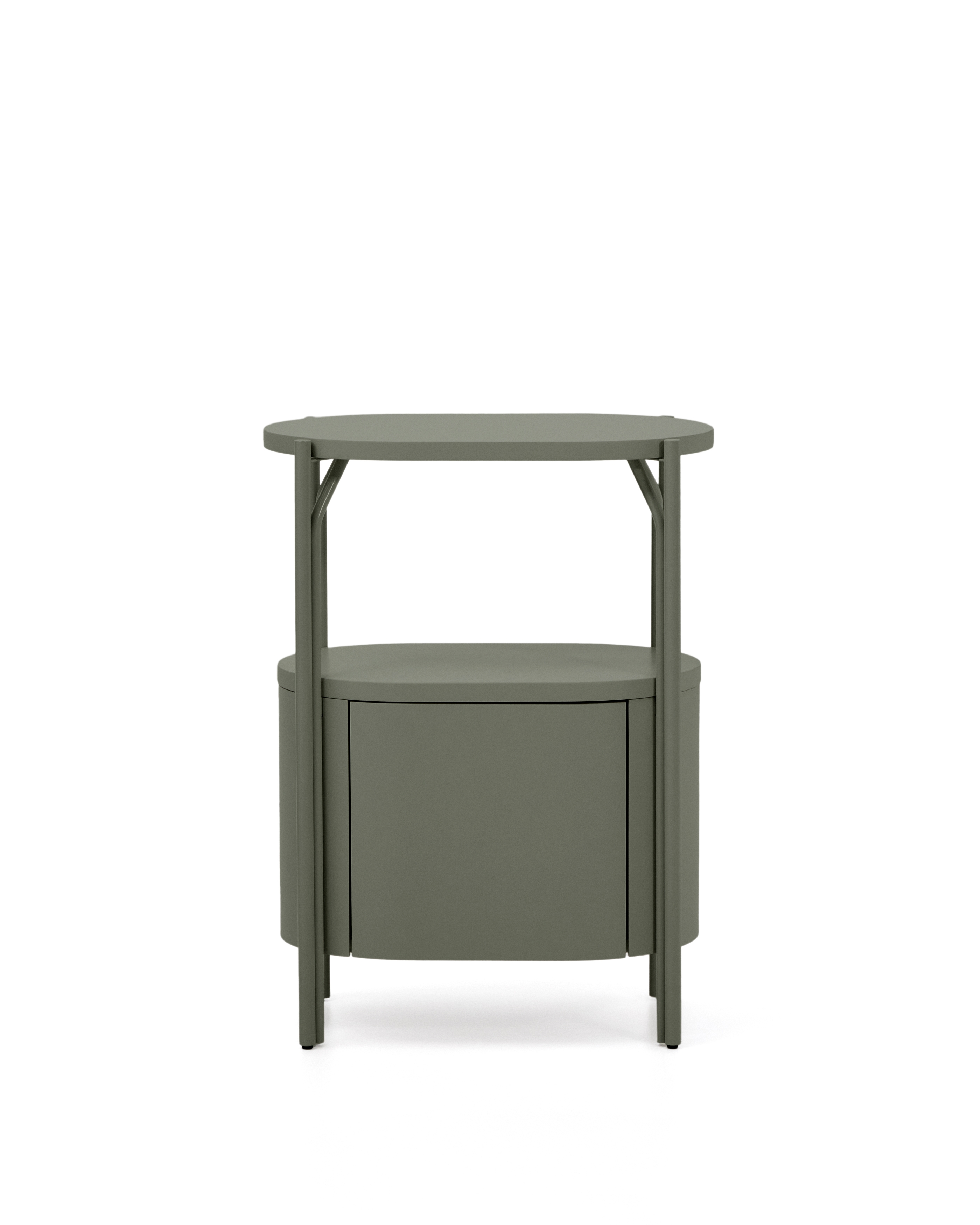 Тумба для ванной Arely из стали и зеленого лака 60 x 40 см La Forma (ex Julia Grup)