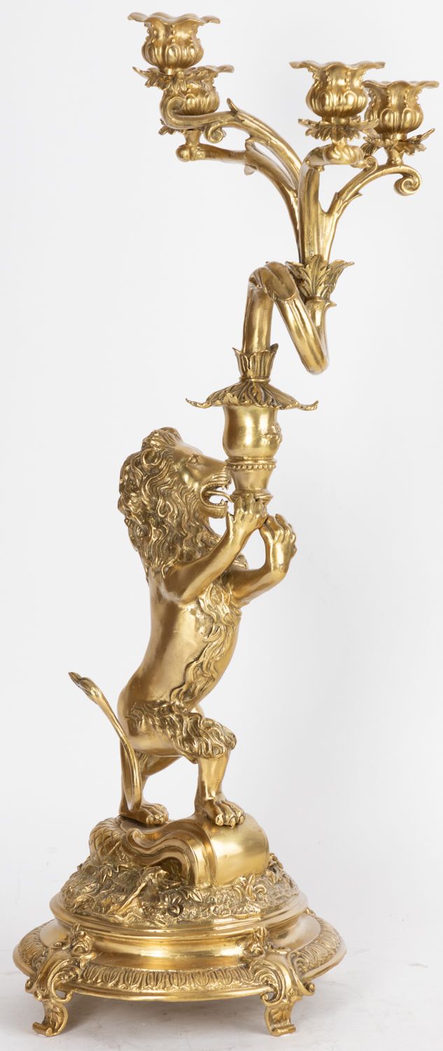 Канделябр Лев Glasar 31G2289/BZ12623HB