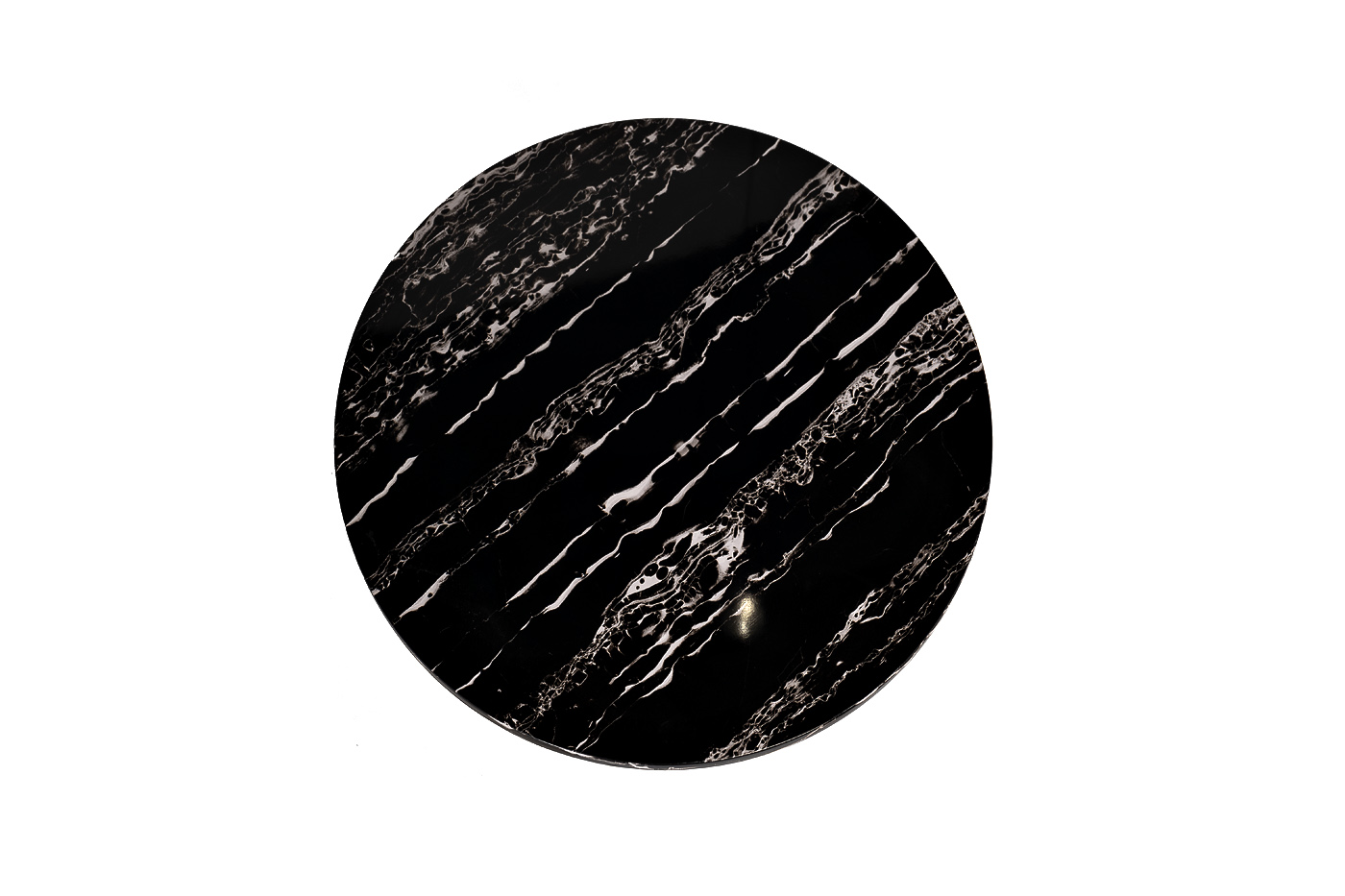 Столик журнальный круглый черный/ром Garda Decor 30B-85521